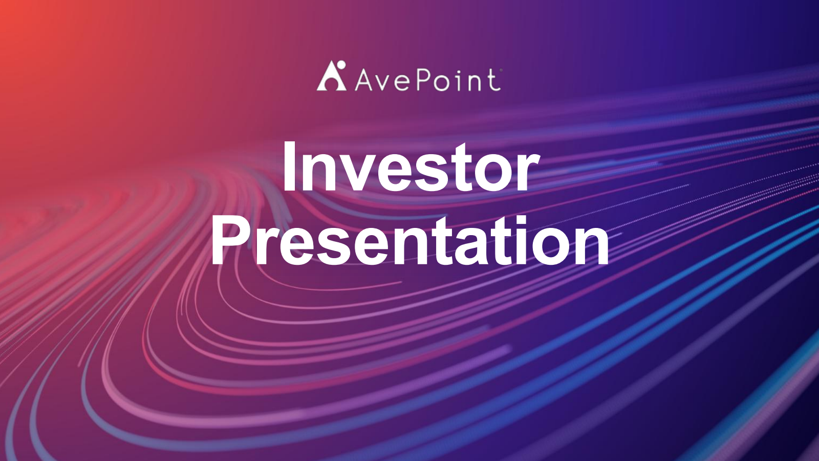 AvePoint's Q3 2025 Slide Deck