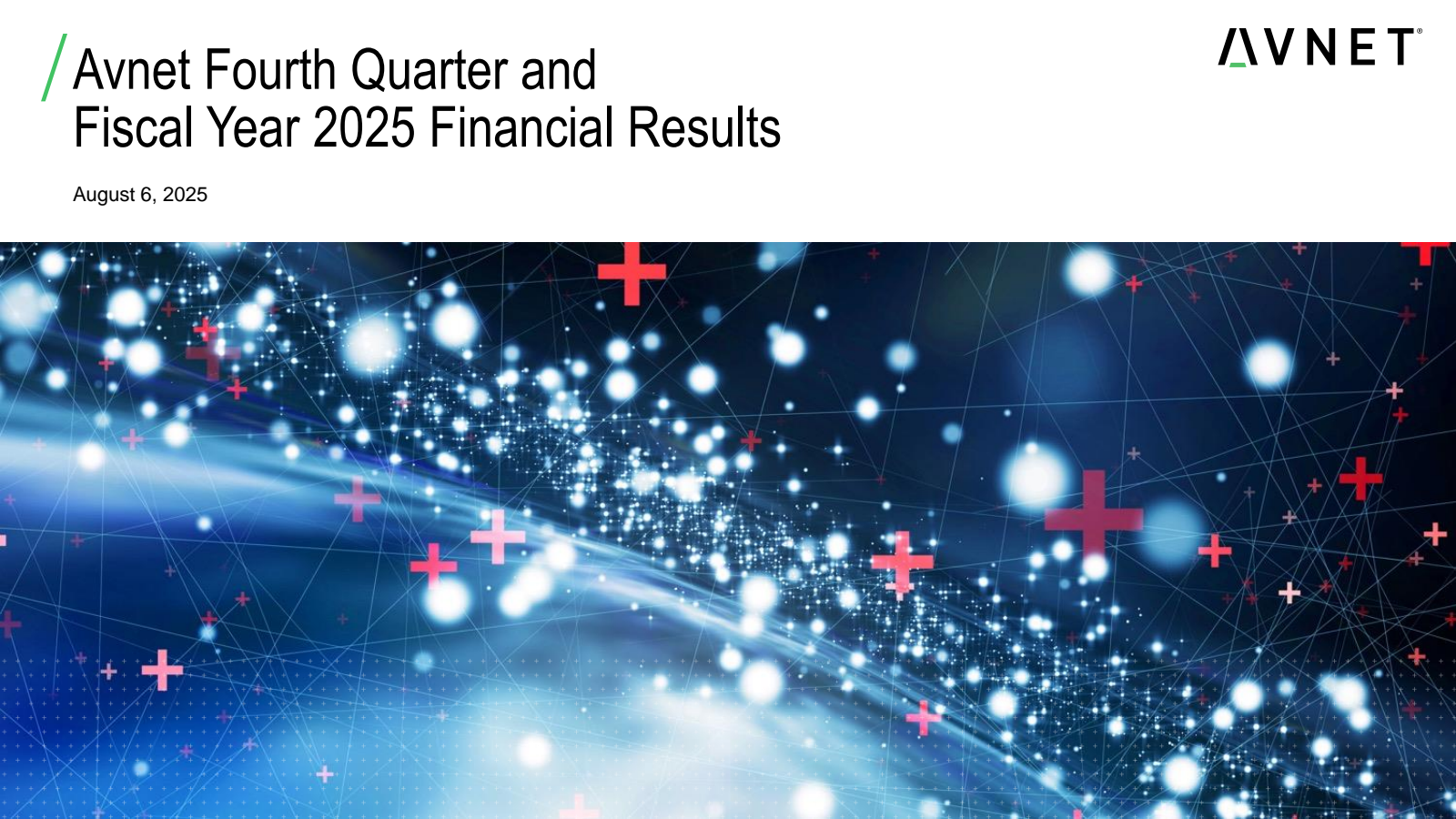 Avnet's Q4 2025 Slide Deck
