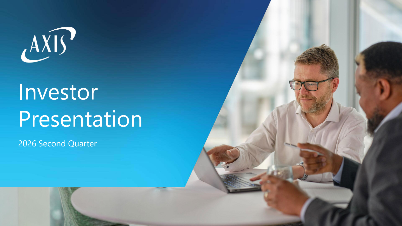 Axis Capital's Q2 2026 Slide Deck