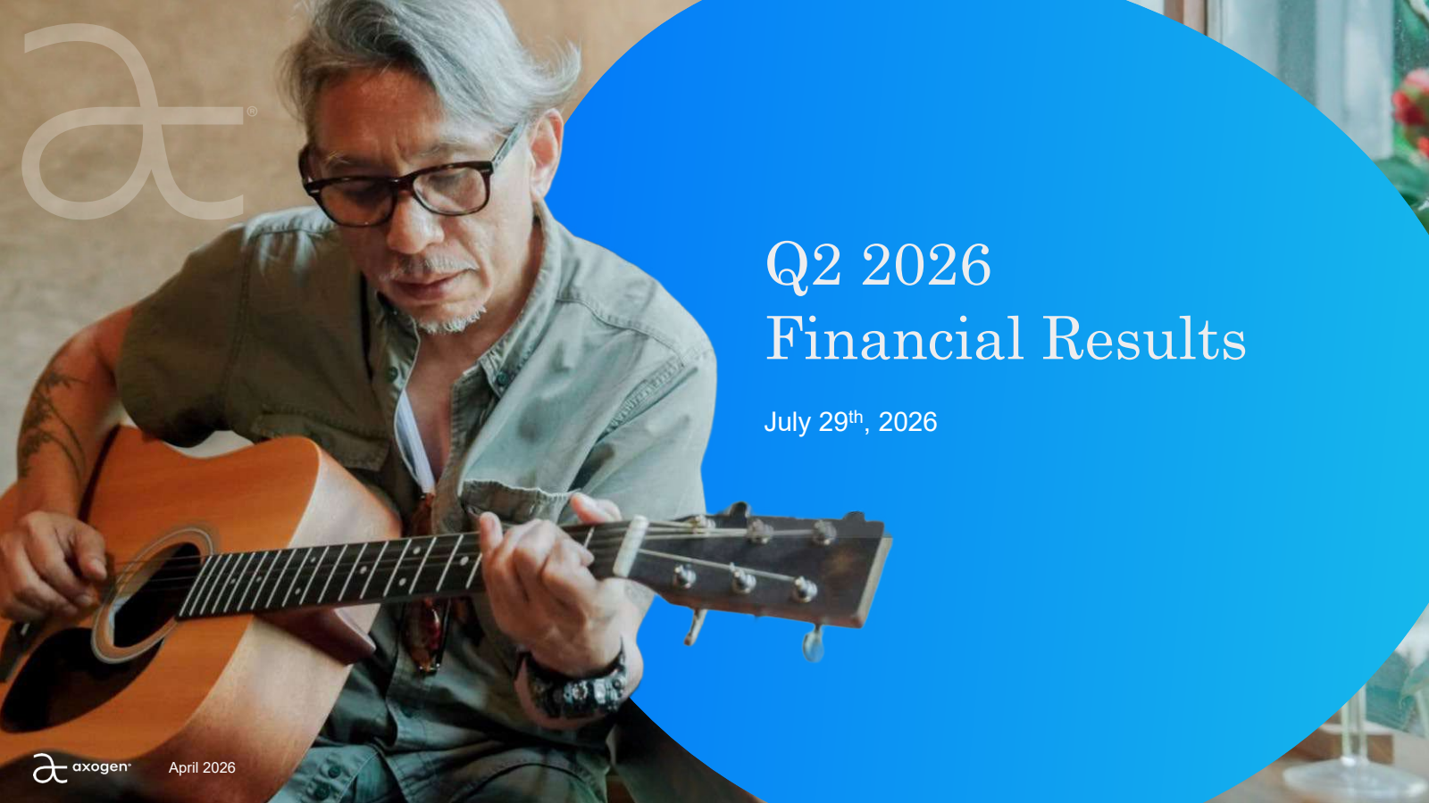 AxoGen's Q2 2026 Slide Deck