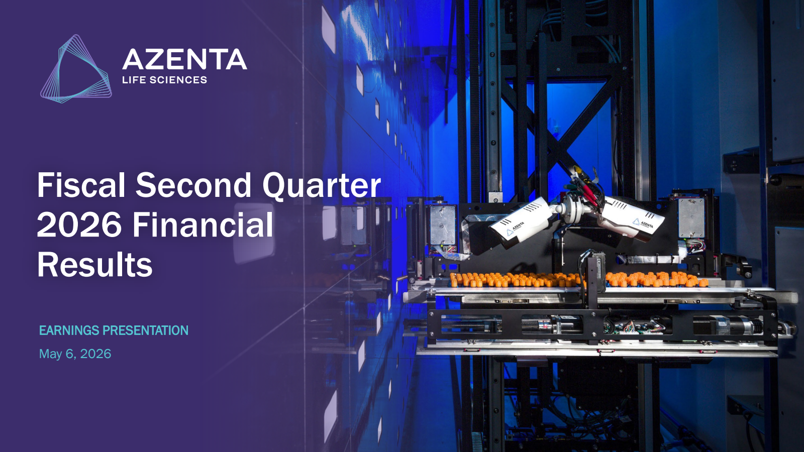 Azenta's Q2 2026 Slide Deck
