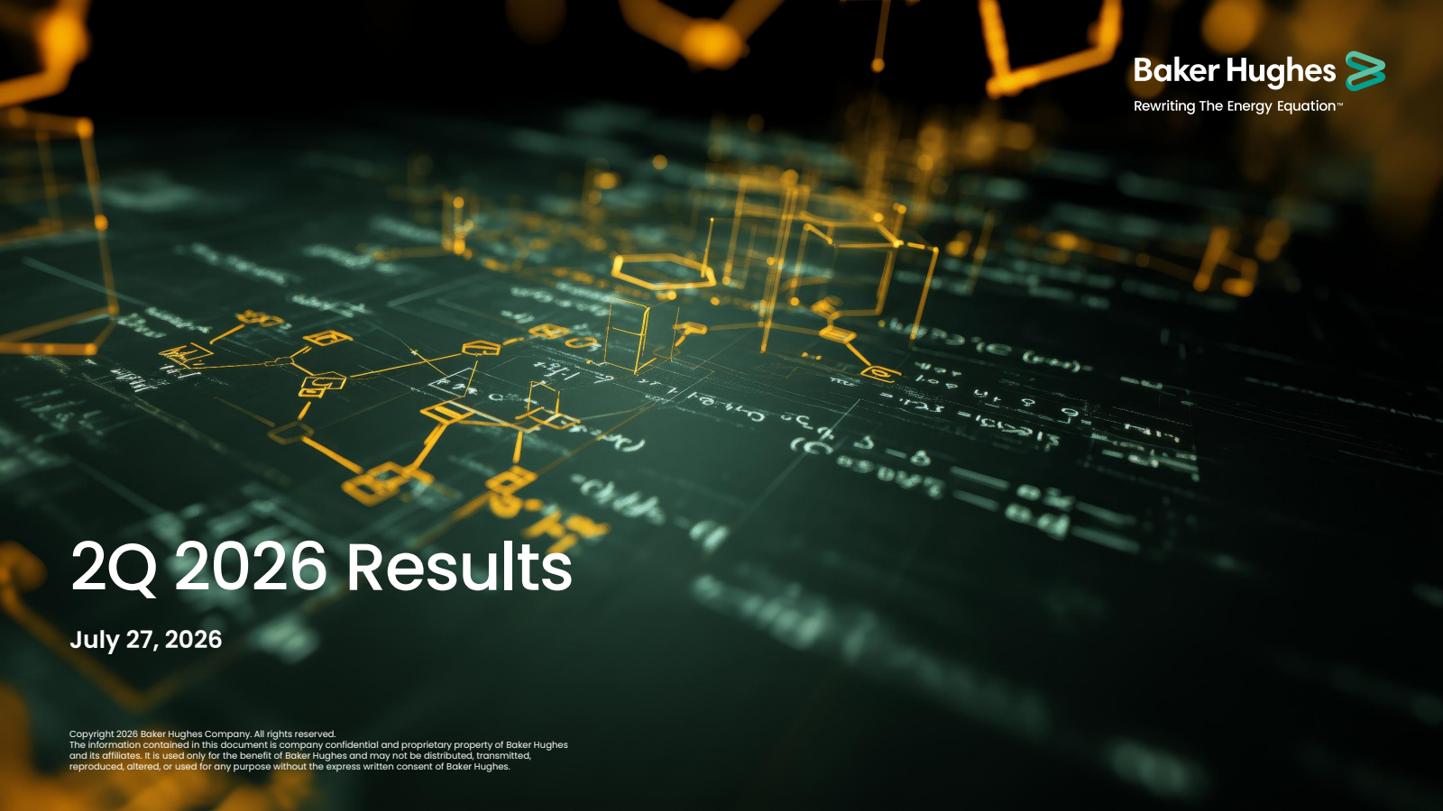 Baker Hughes' Q2 2026 Slide Deck