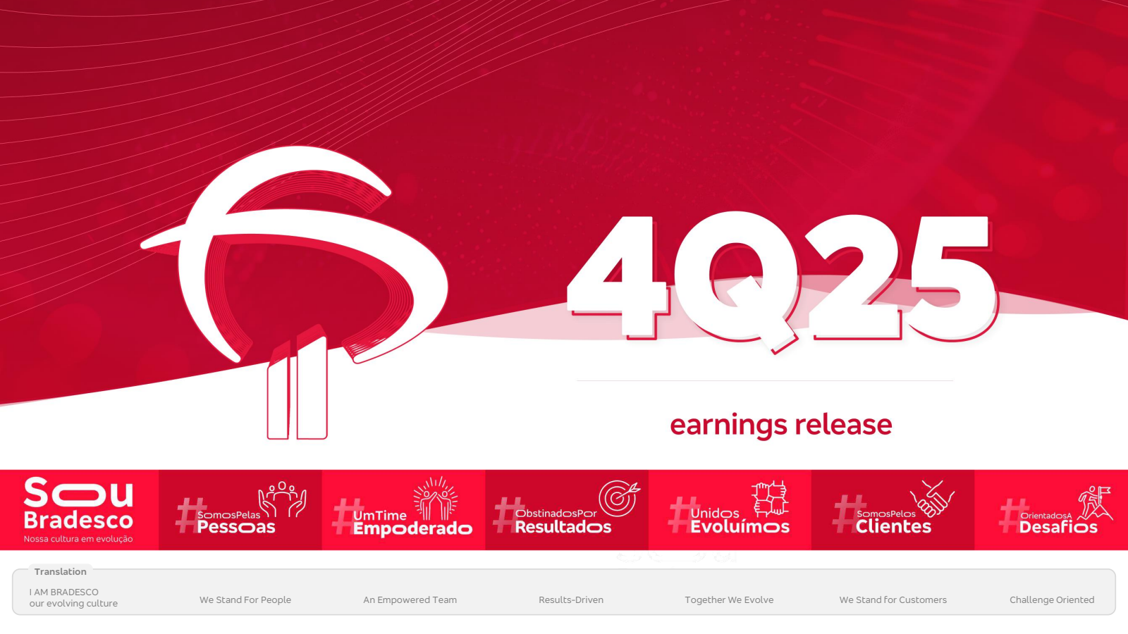 Banco Bradesco's Q4 2025 Slide Deck