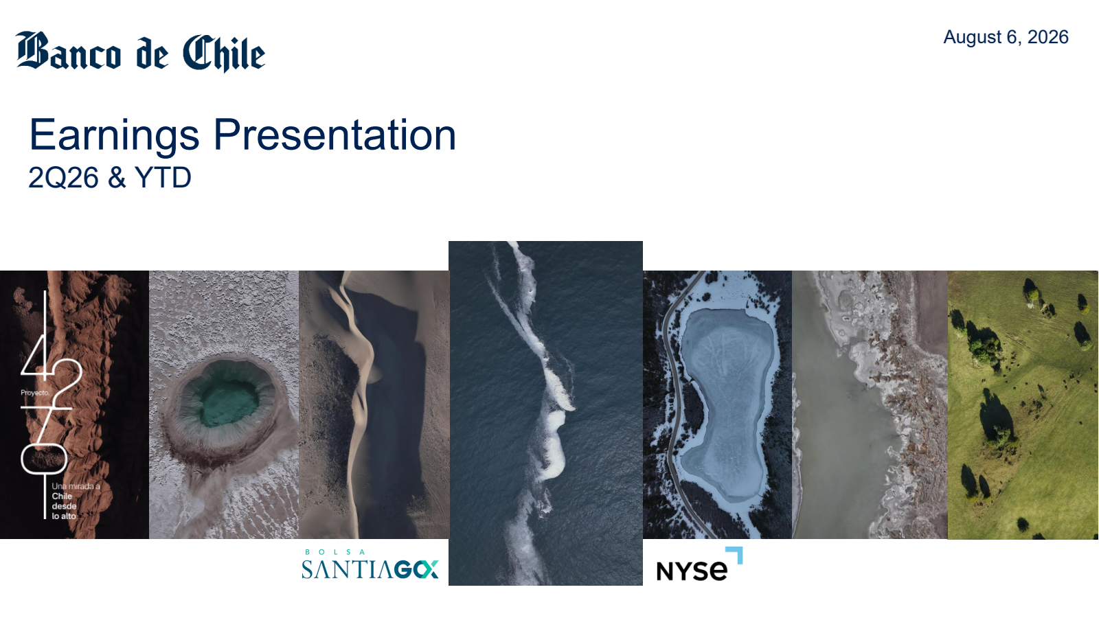 Banco De Chile's Q2 2026 Slide Deck