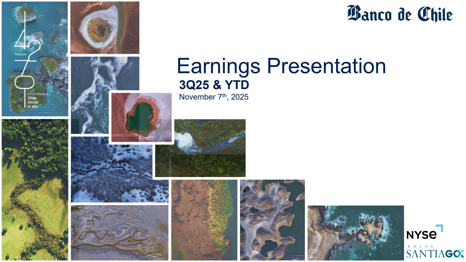 Banco De Chile's Q3 2025 Slide Deck