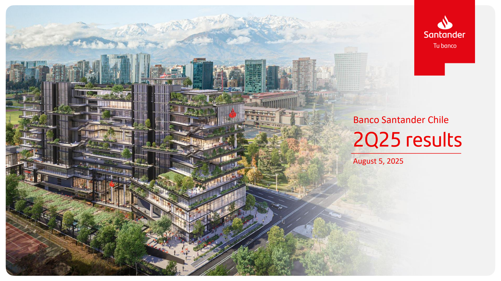 Banco Santander Chile's Q2 2025 Slide Deck