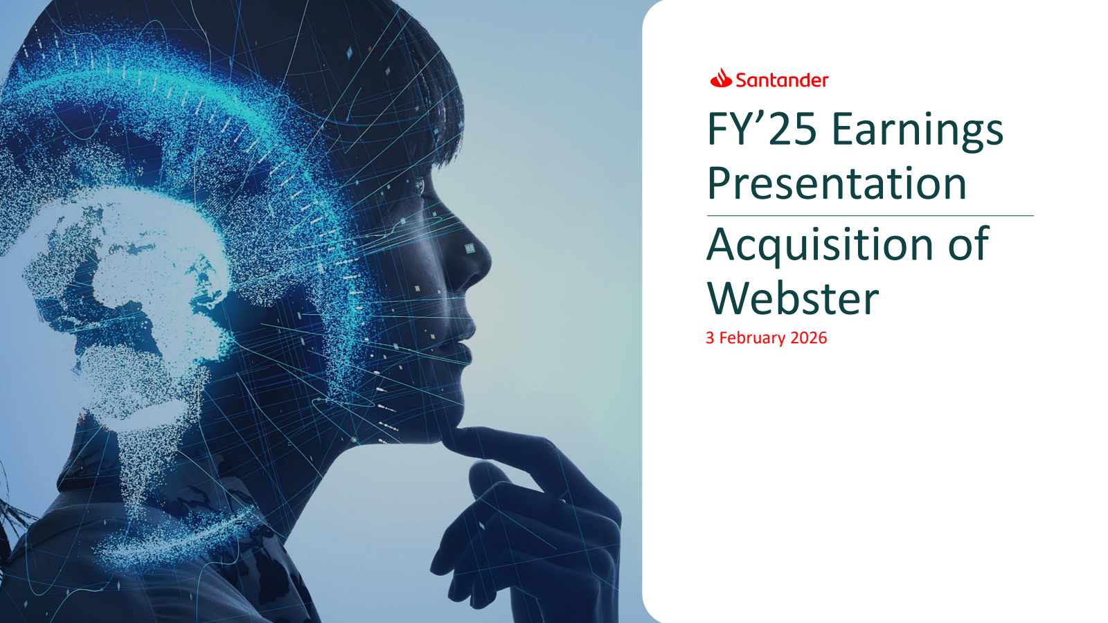 Banco Santander's Q4 2025 & Acquisition Slide Deck