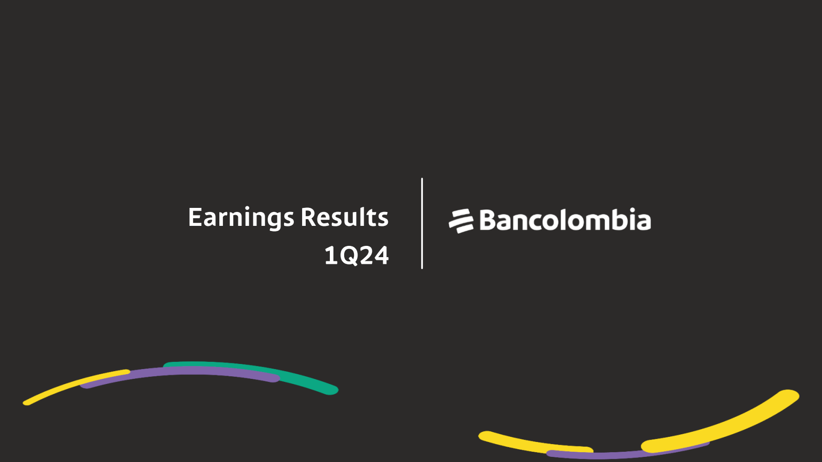 Bancolombia's Q1 2024 Slide Deck