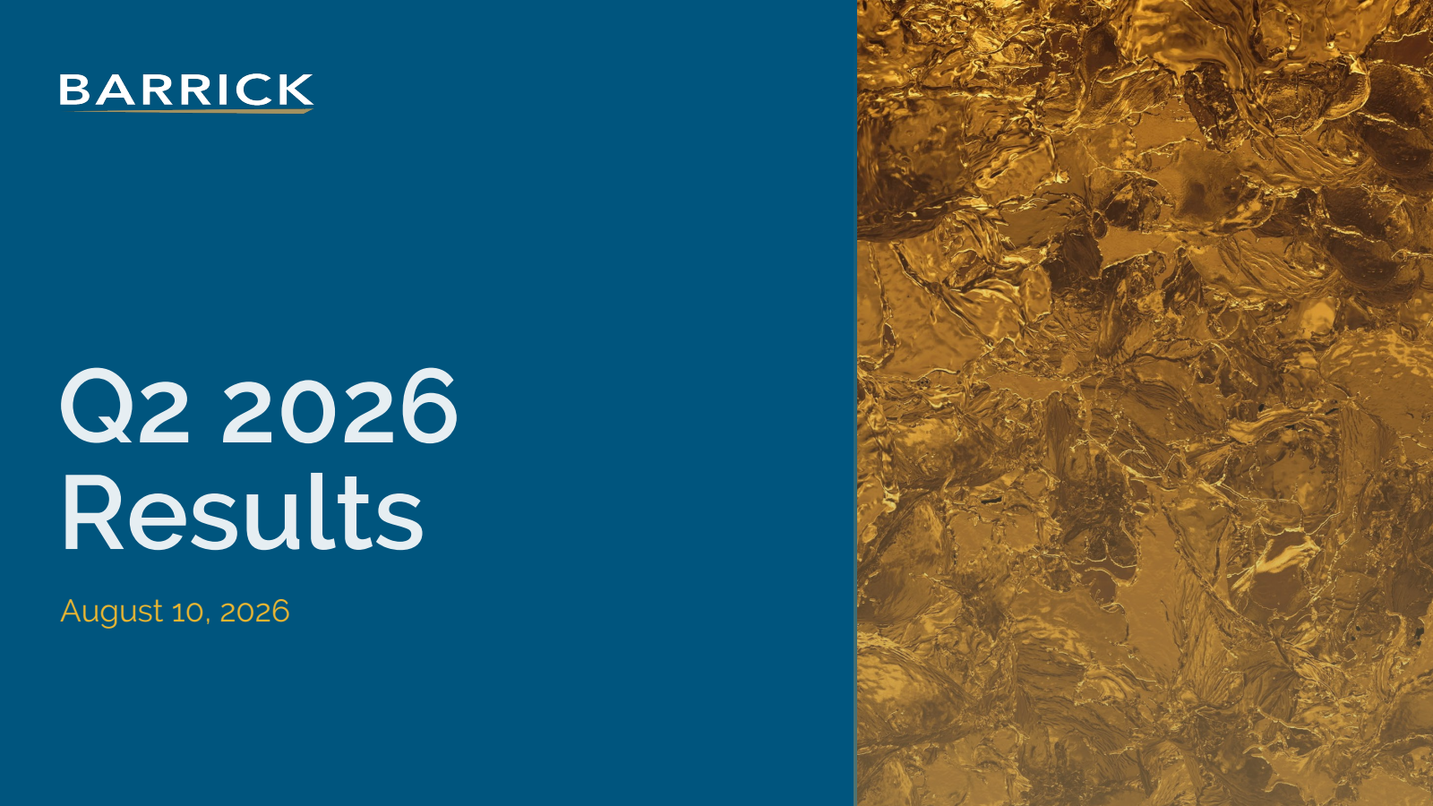 Gold.com's Q2 2026 Slide Deck