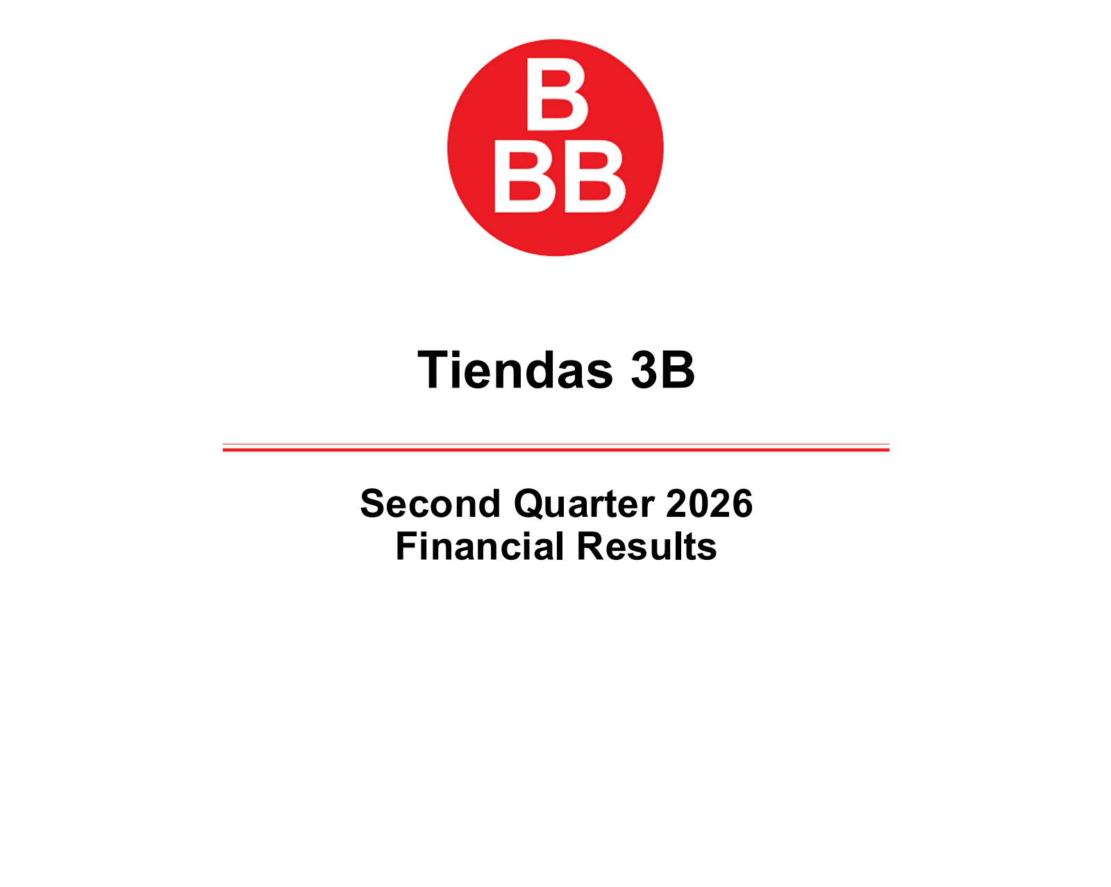 BBB Foods' Q2 2026 Slide Deck