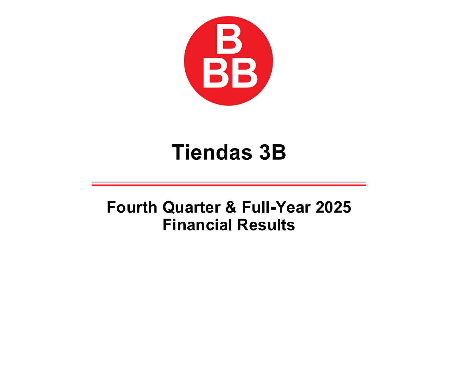BBB Foods' Q4 2025 Slide Deck