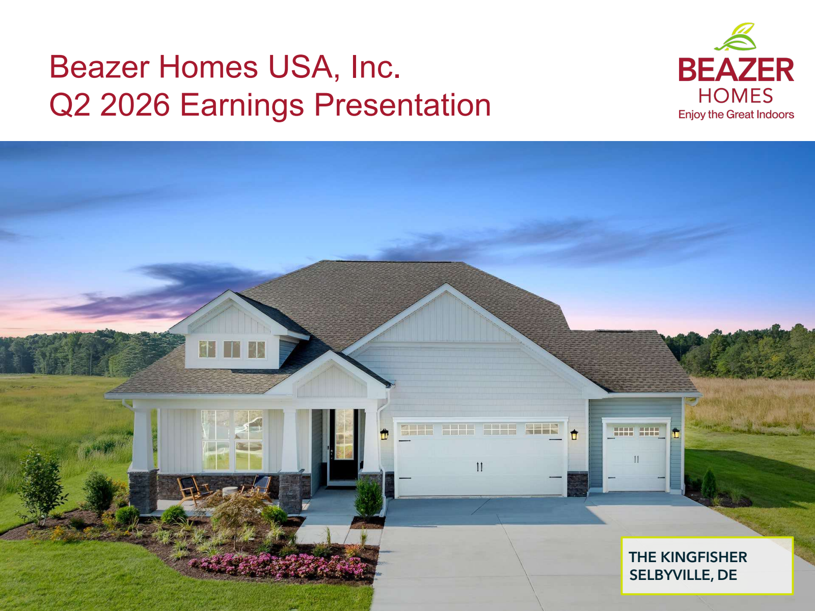 Beazer Homes USA's Q2 2026 Slide Deck