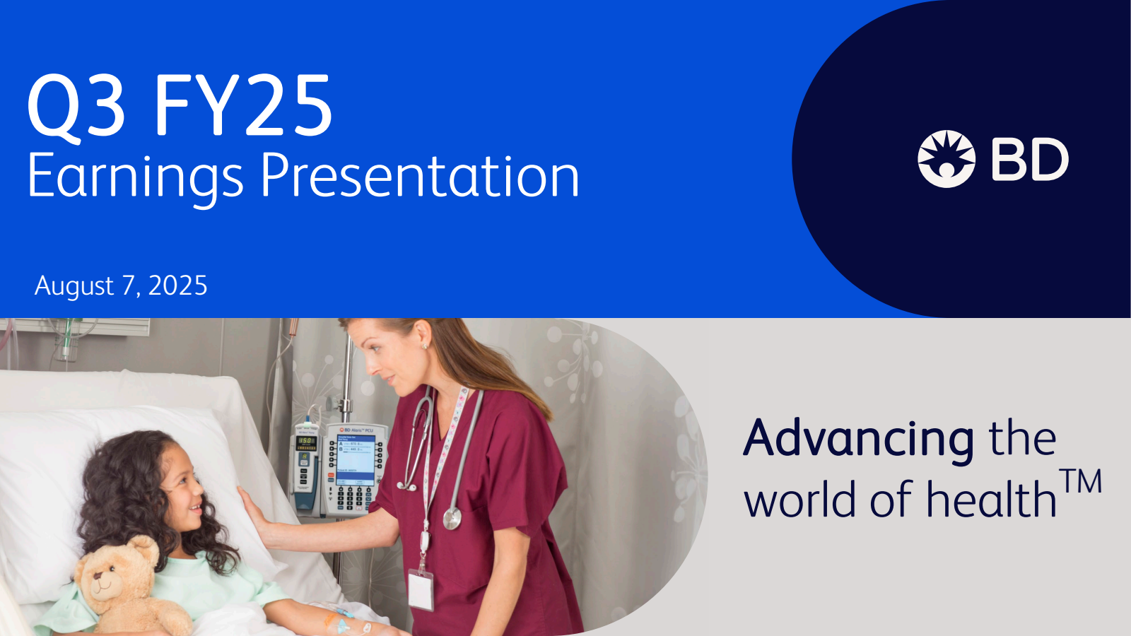 Becton, Dickinson and Company's Q3 2025 Slide Deck