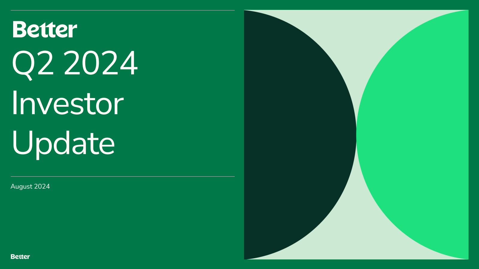 Better Home & Finance's Q2 2024 Slide Deck