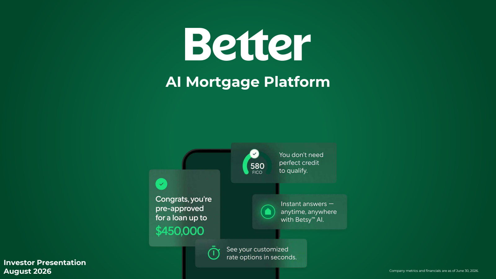 Better Home & Finance's Q2 2026 Slide Deck