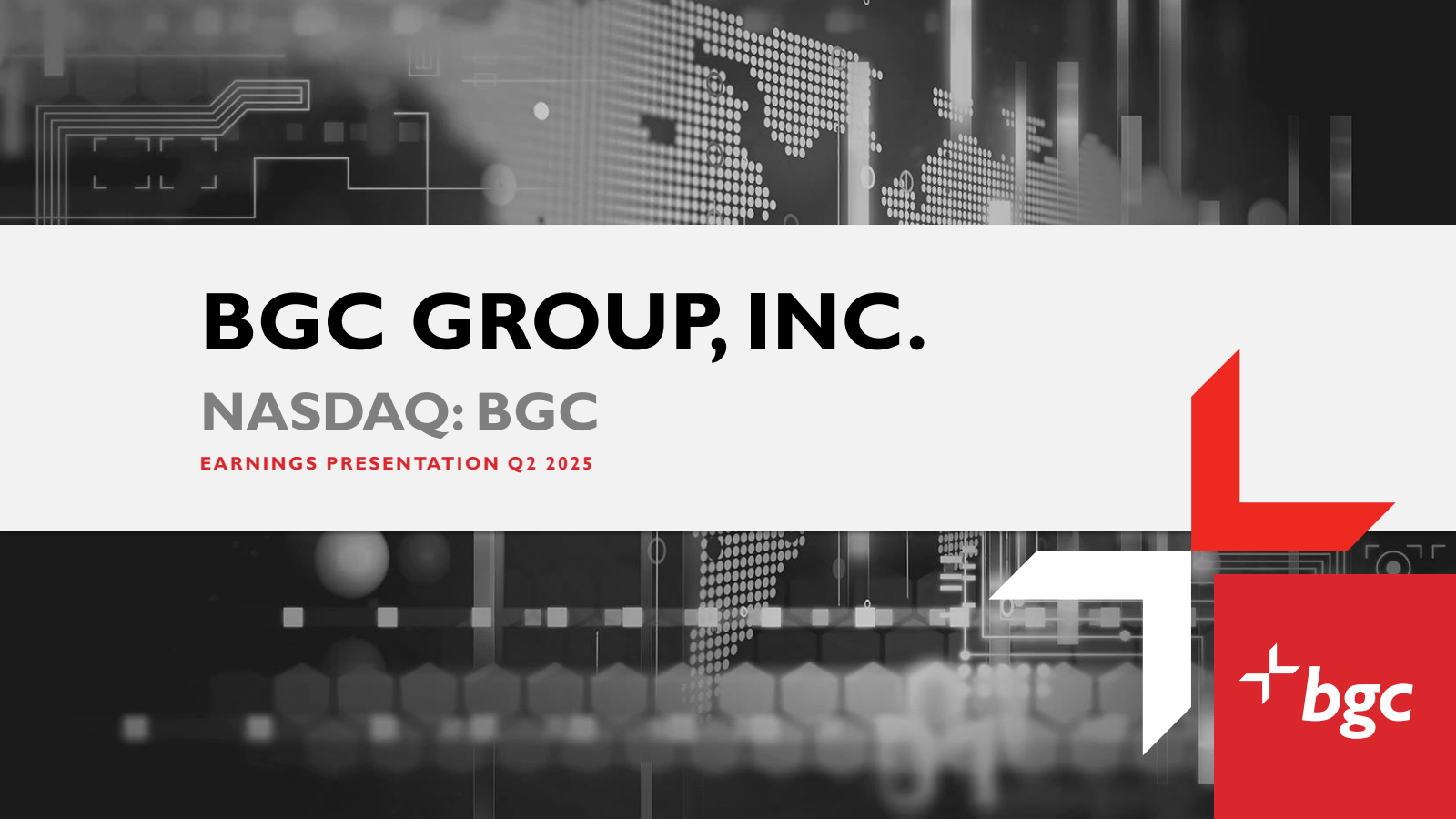 BGC Group's Q2 2025 Slide Deck