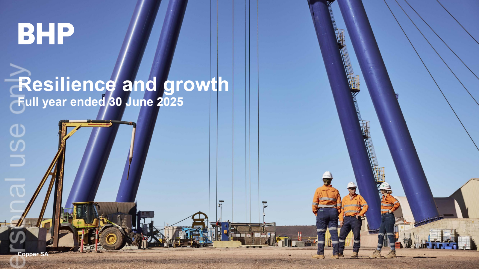 BHP Group's H2 2025 Slide Deck