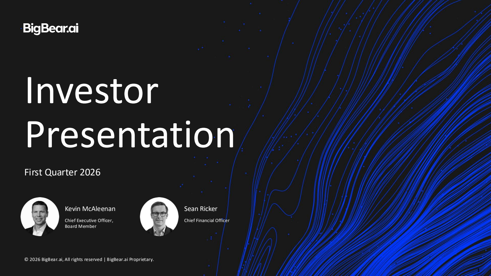 BigBear.ai's Q1 2026 Slide Deck