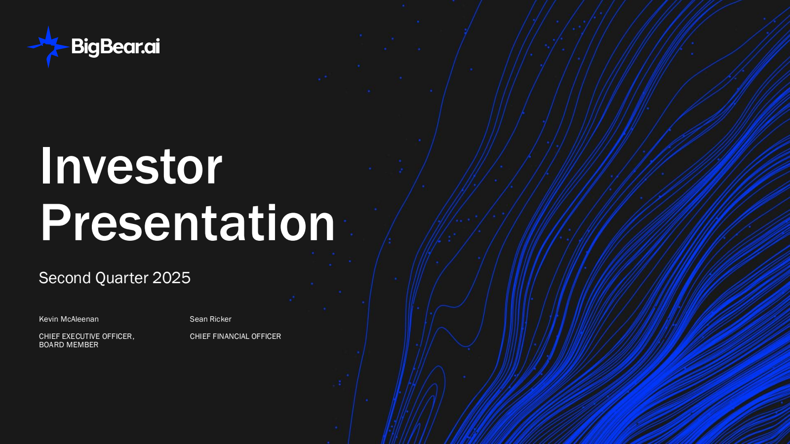BigBear.ai's Q2 2025 Slide Deck