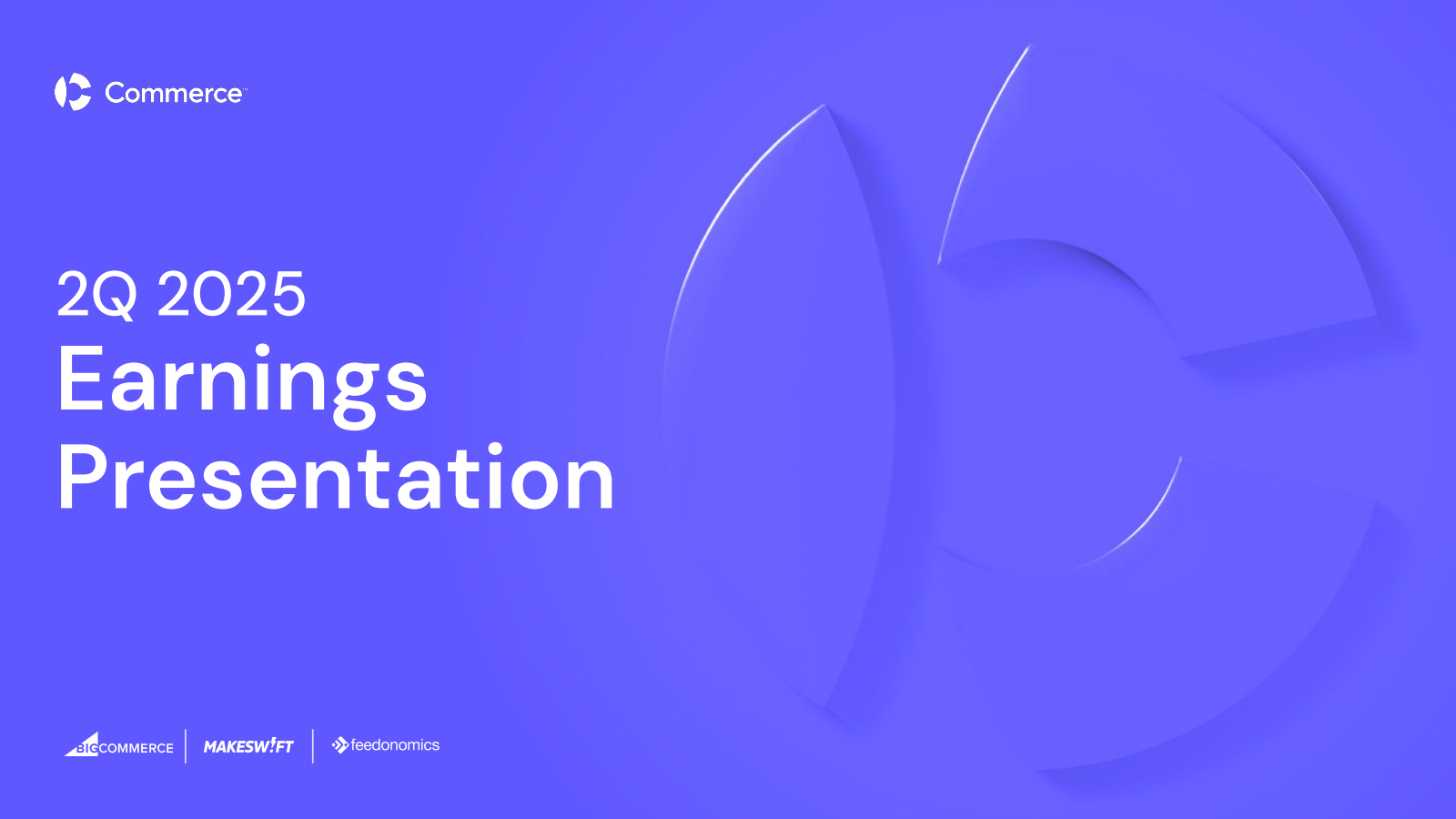 BigCommerce's Q2 2025 Slide Deck