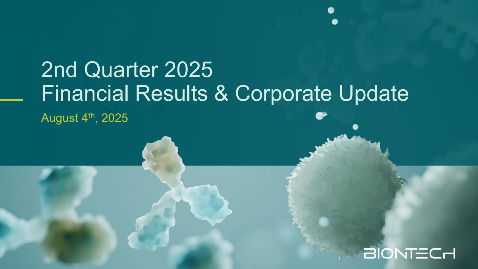 BioNTech's Q2 2025 Slide Deck