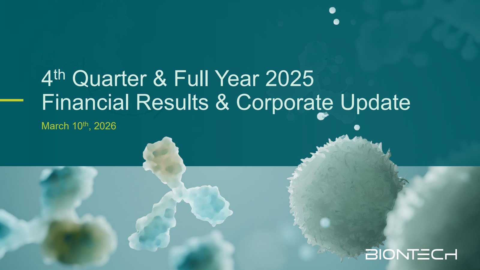 BioNTech's Q4 2025 Slide Deck