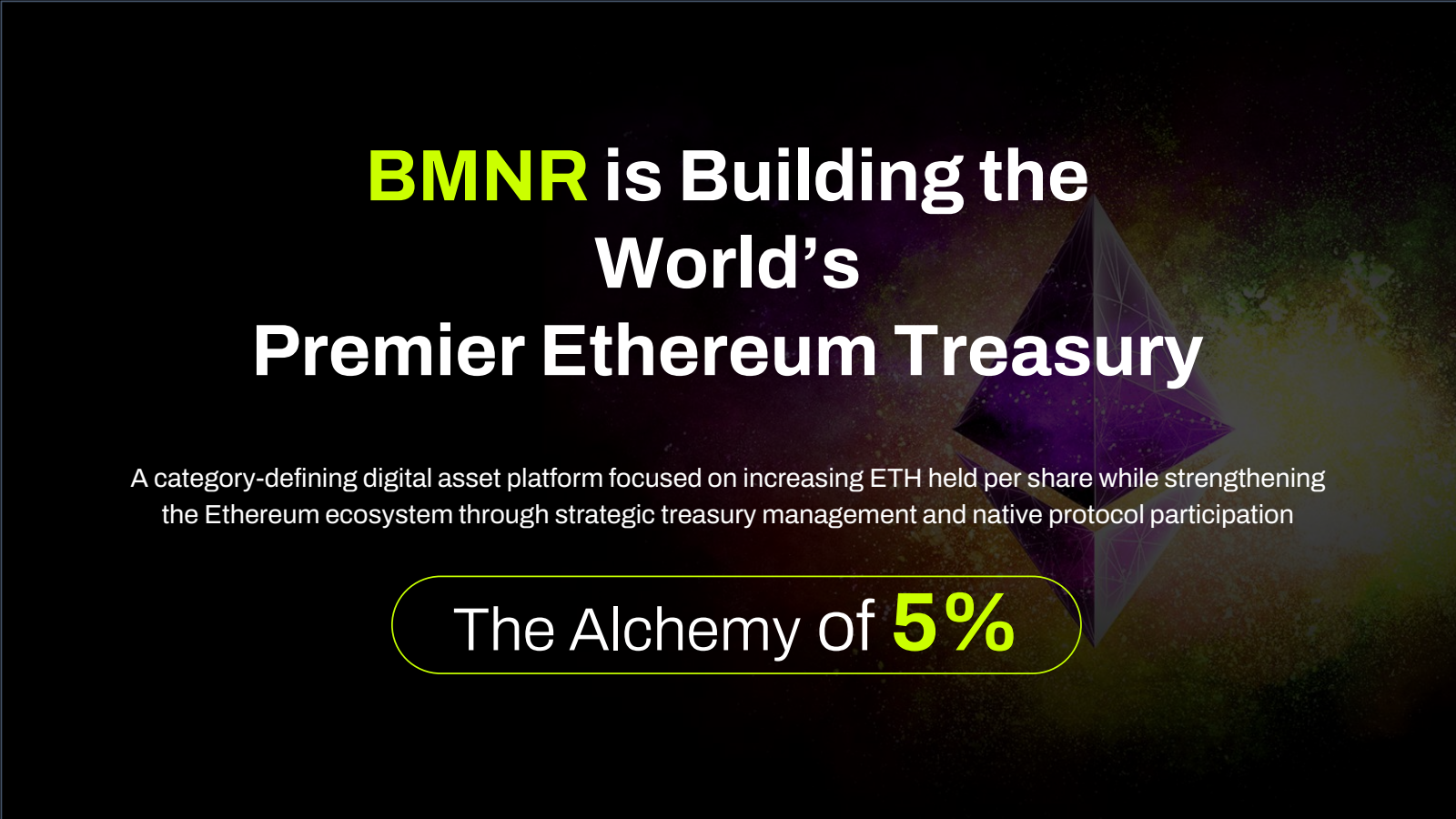 BitMine Immersion Technologies' Q4 2025 Slide Deck