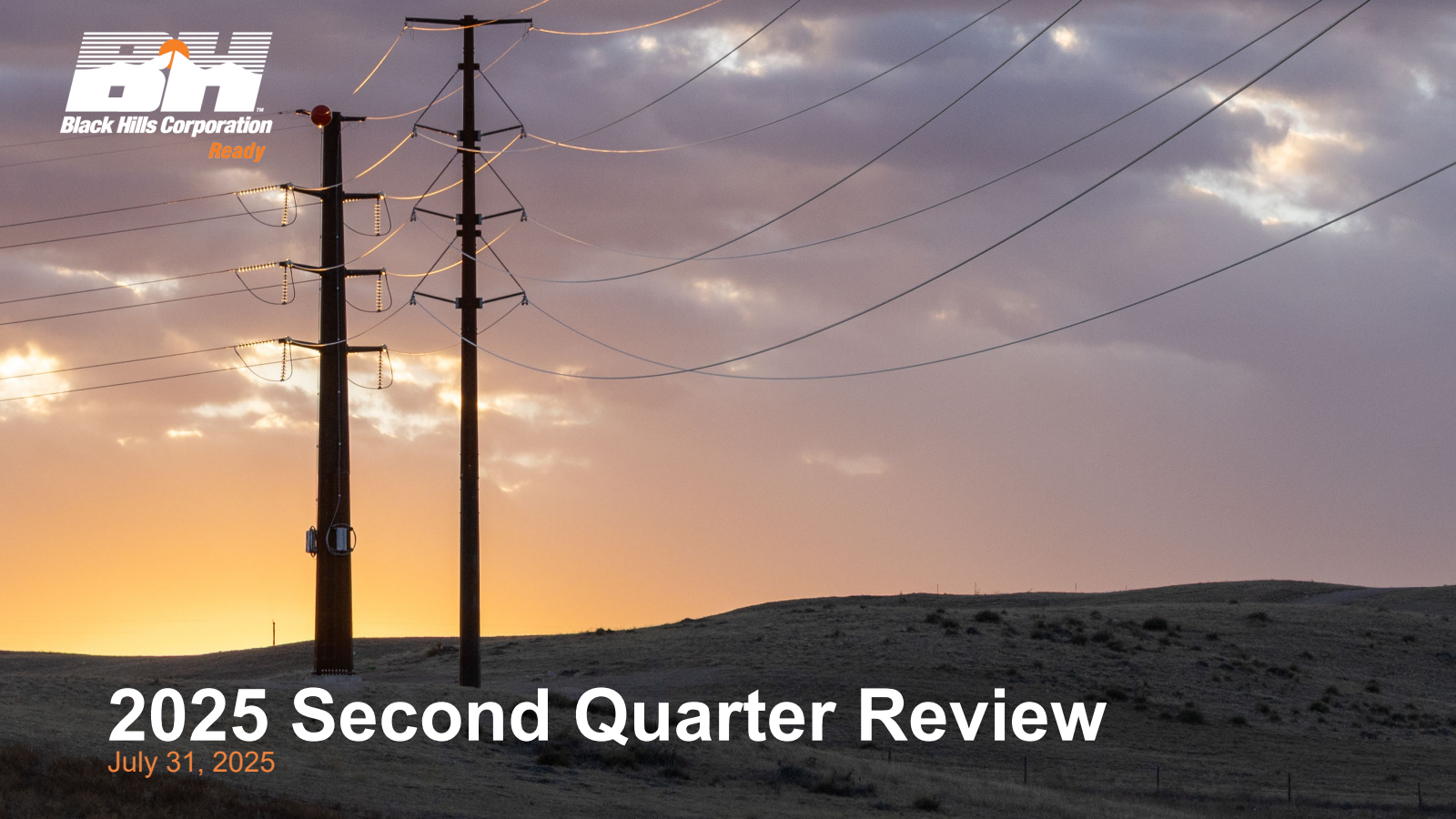 Black Hills' Q2 2025 Slide Deck