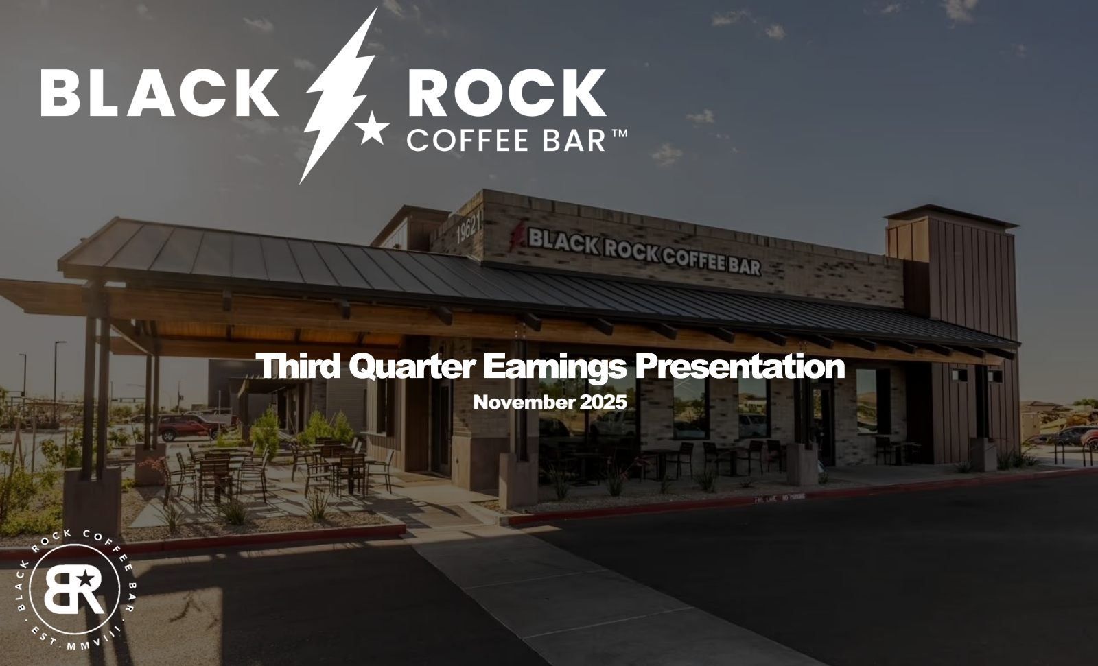 Black Rock Coffee Bar's Q3 2025 Slide Deck