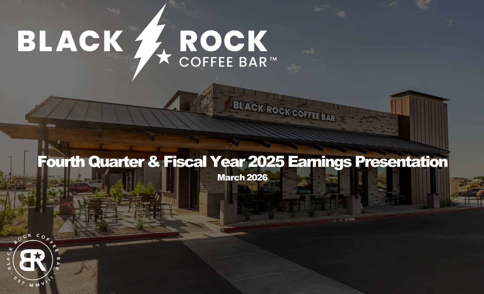 Black Rock Coffee Bar's Q4 2025 Slide Deck