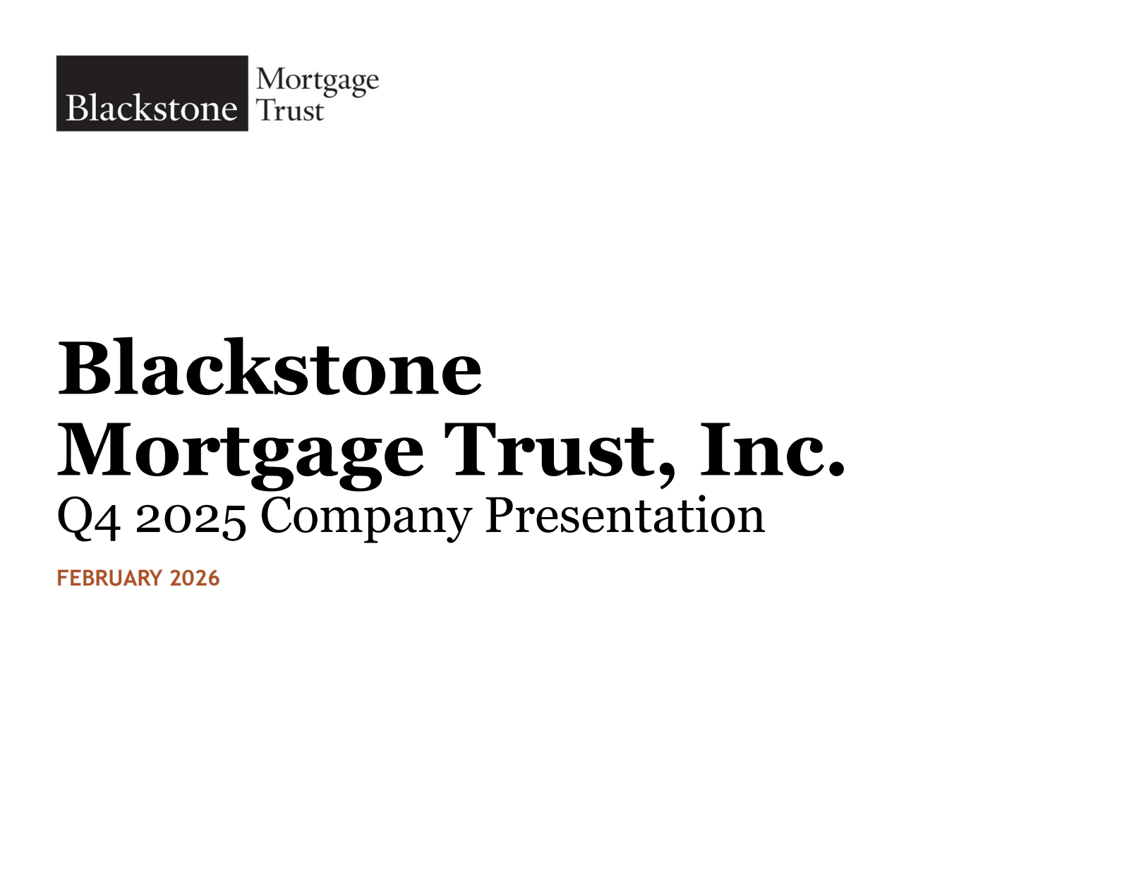 BXMT Q4 2025 Earnings Report on 2/11/2026