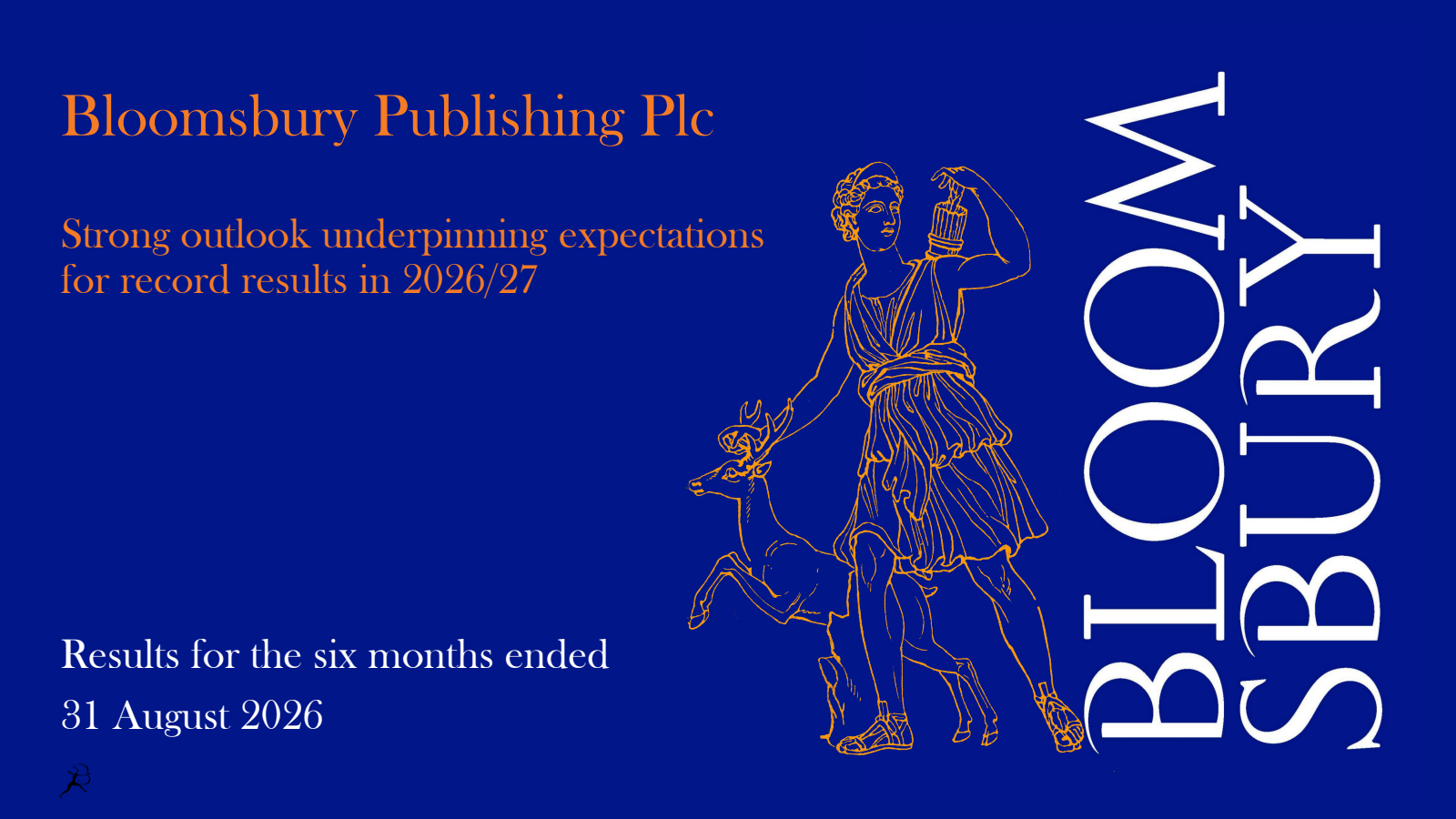 Bloomsbury Publishing's H1 2027 Slide Deck