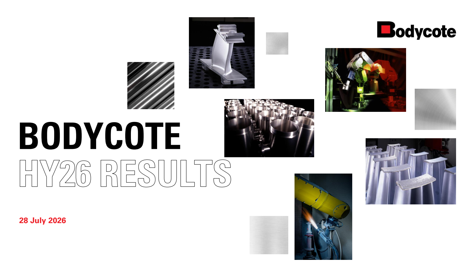 Bodycote's H1 2026 Slide Deck