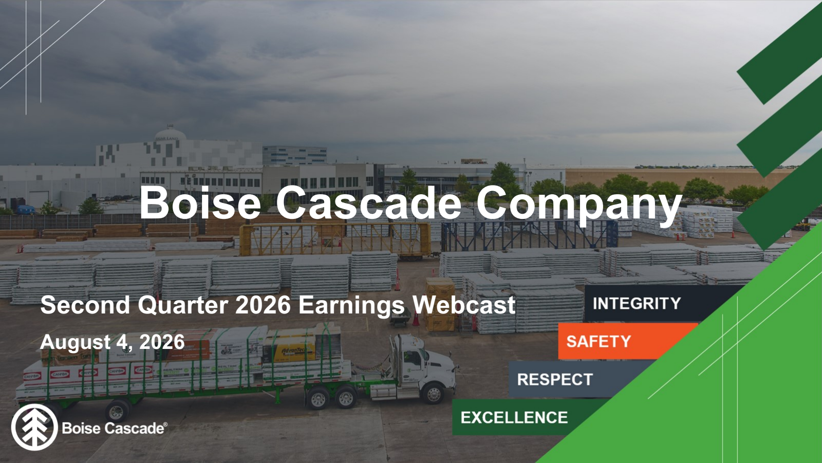 Boise Cascade's Q2 2026 Slide Deck