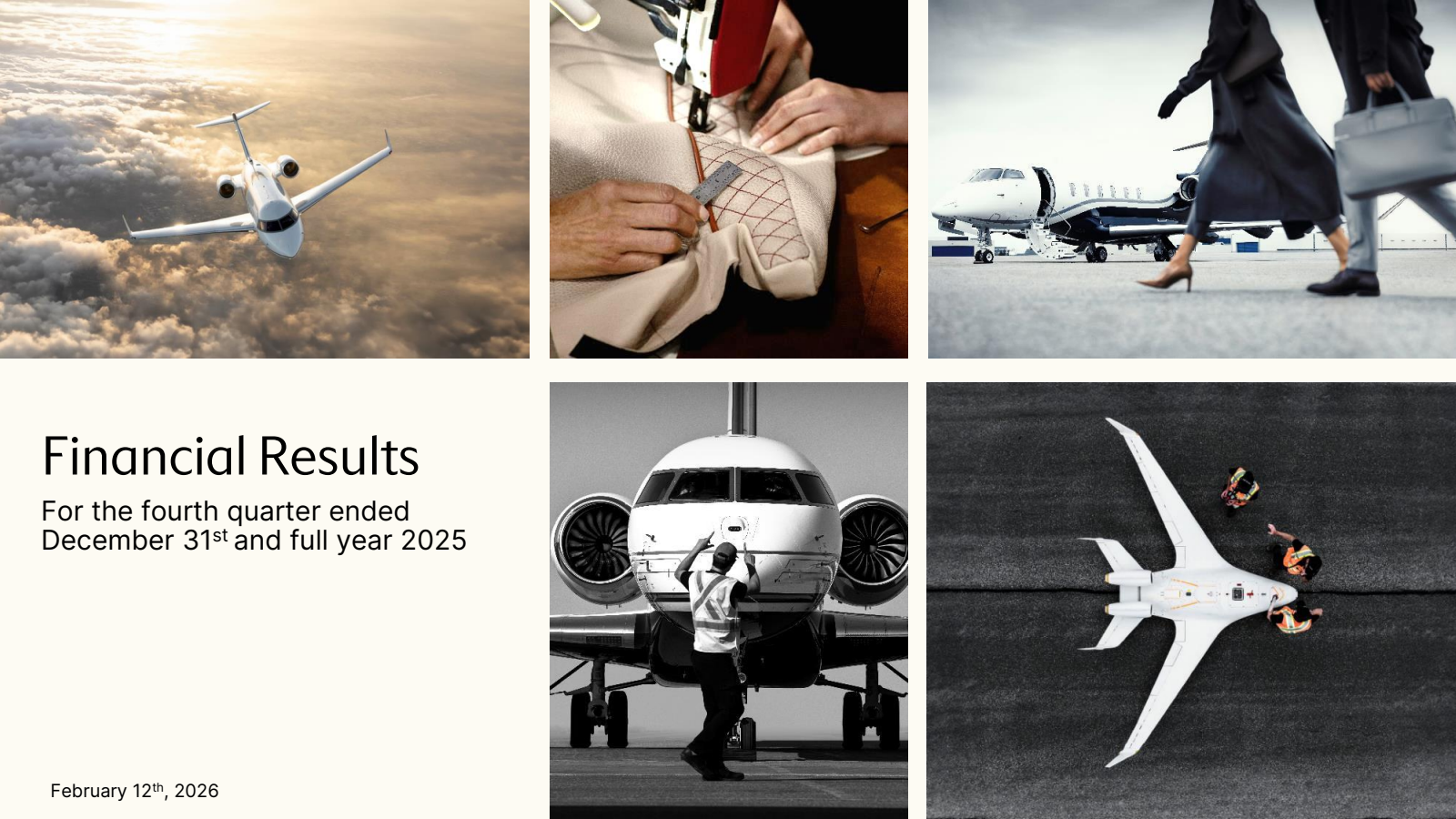 Bombardier's Q4 2025 Slide Deck
