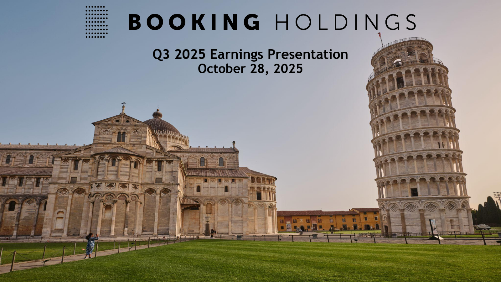 Booking's Q3 2025 Slide Deck