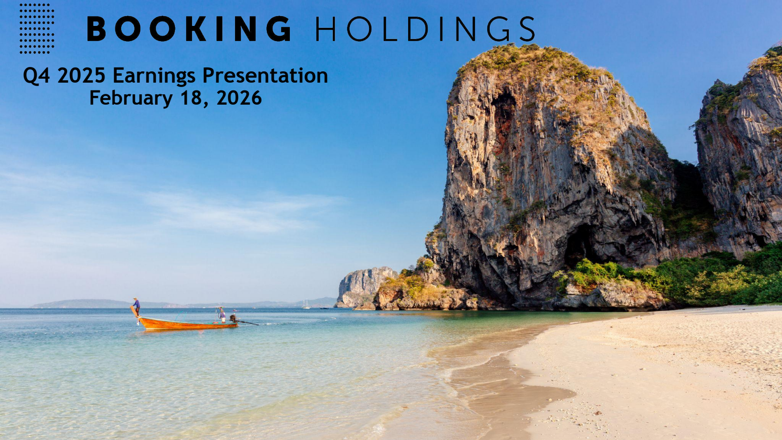 Booking's Q4 2025 Slide Deck