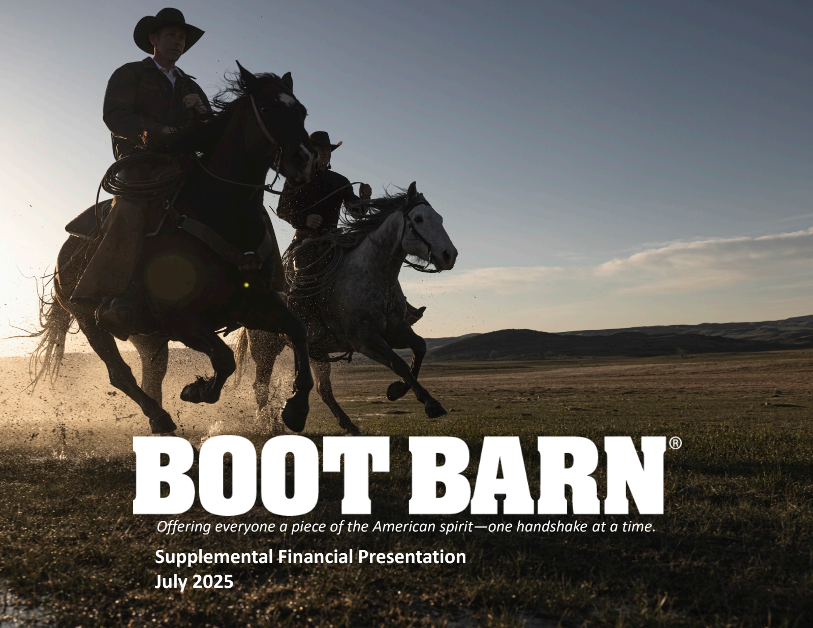 Boot Barn's Q1 2026 Slide Deck
