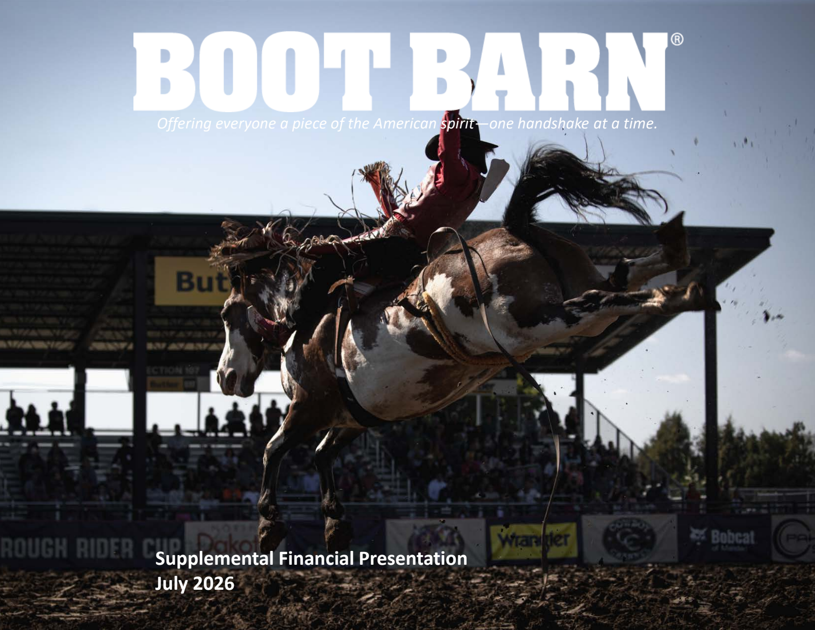 Boot Barn's Q1 2027 Slide Deck