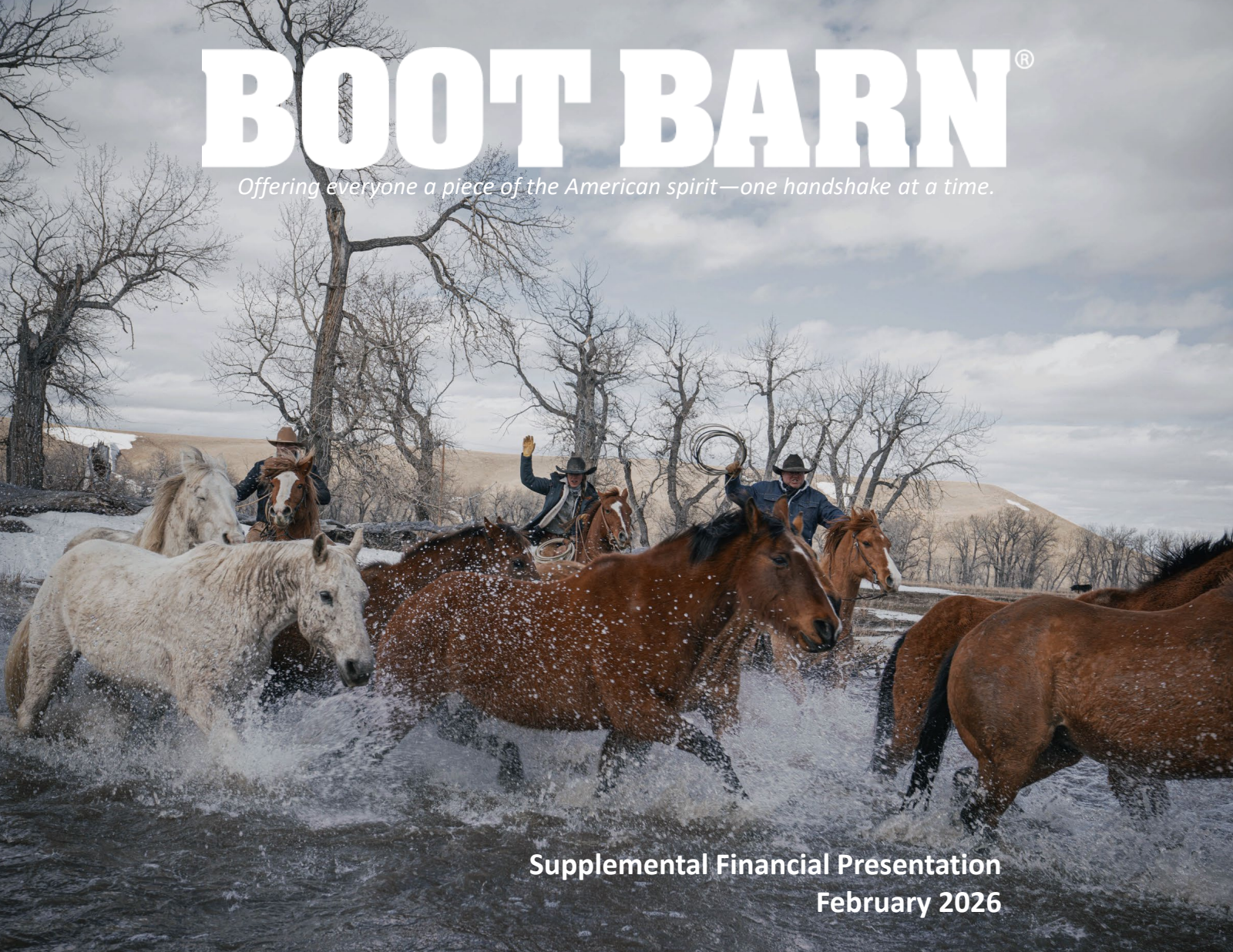Boot Barn's Q3 2026 Slide Deck