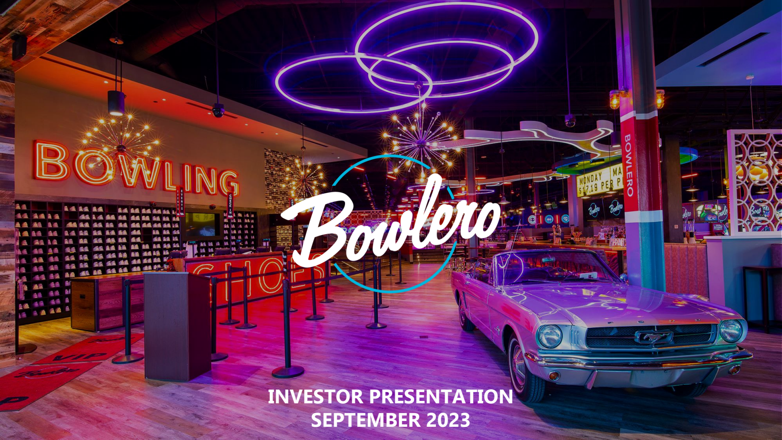 Bowlero's Q4 2023 Slide Deck