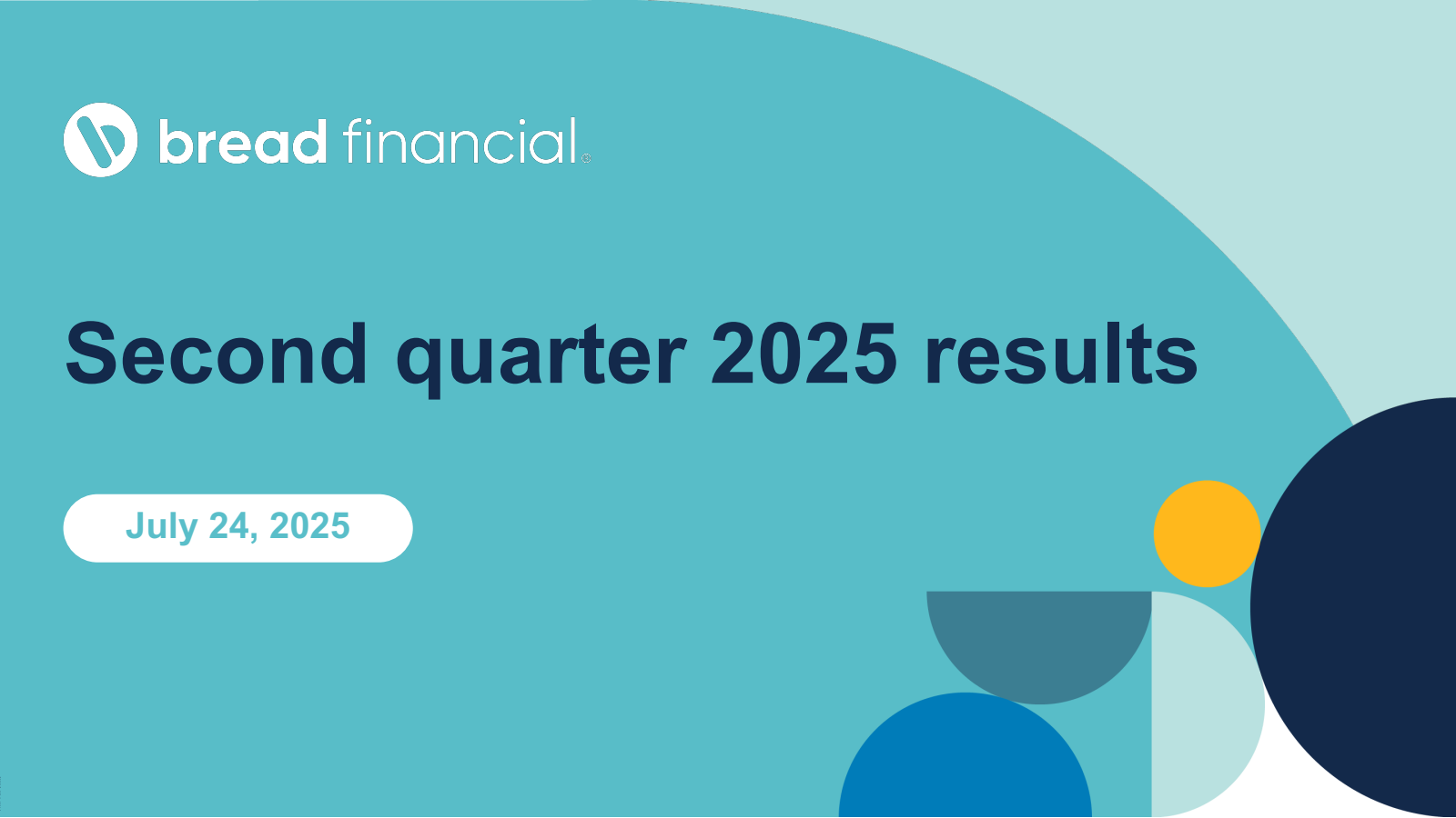 Bread Financial's Q2 2025 Slide Deck