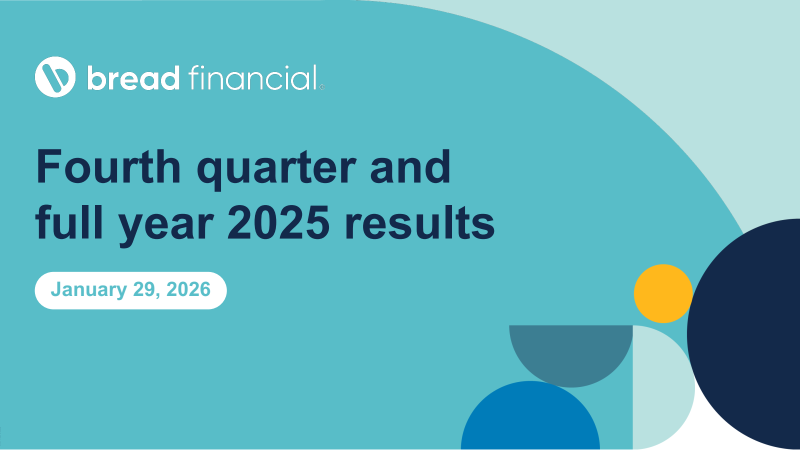 Bread Financial's Q4 2025 Slide Deck
