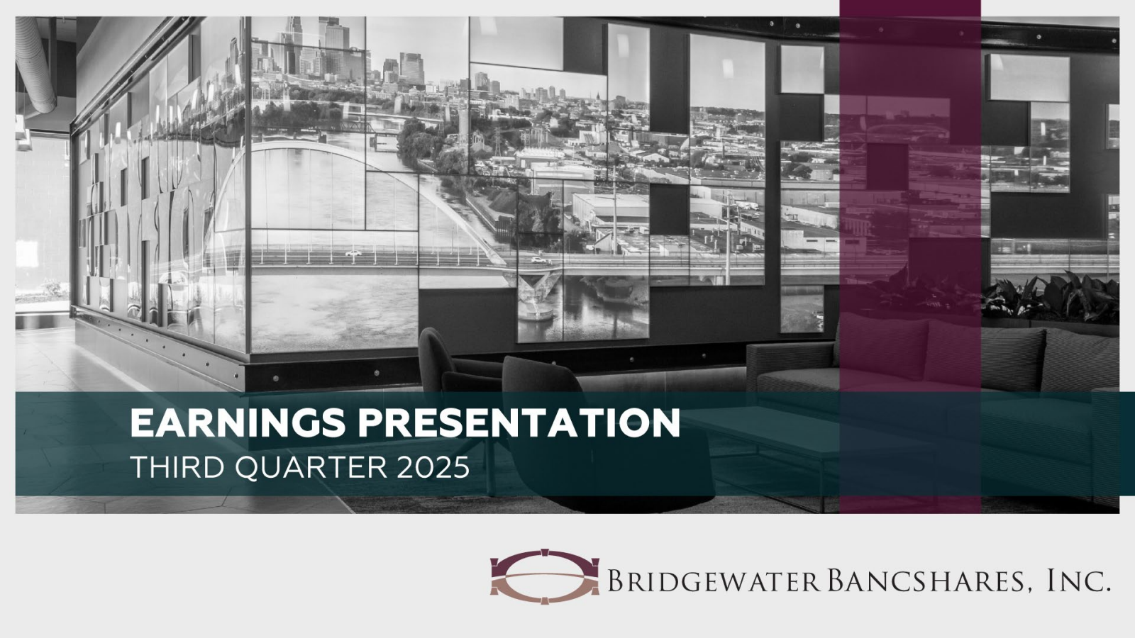 Bridgewater Bancshares' Q3 2025 Slide Deck