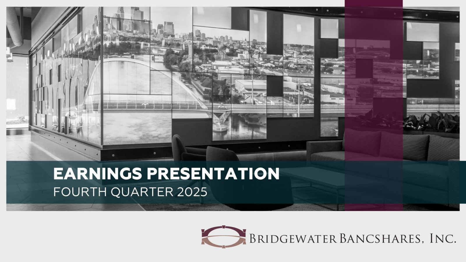 Bridgewater Bancshares' Q4 2025 Slide Deck