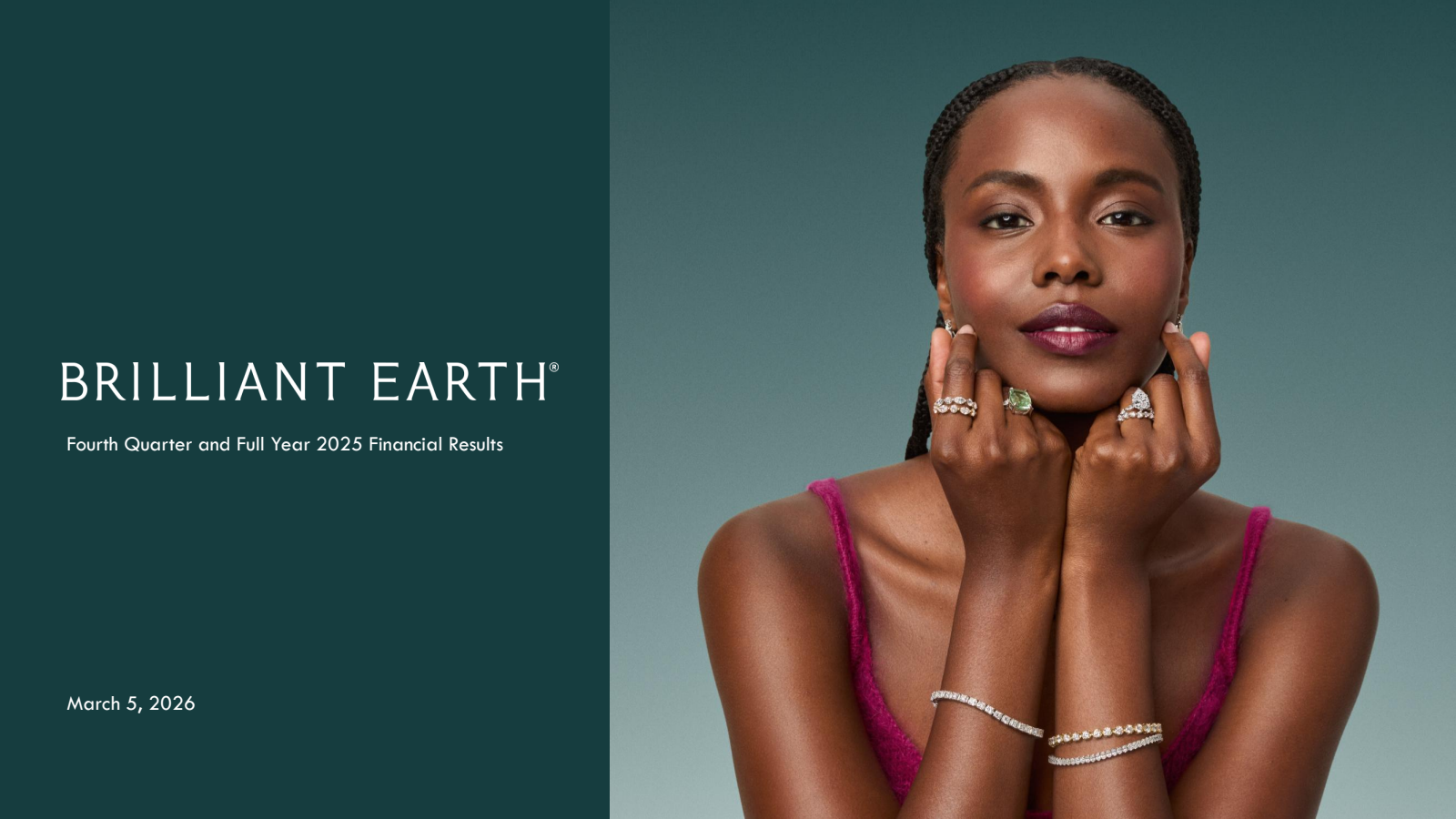 Brilliant Earth Group's Q4 2025 Slide Deck