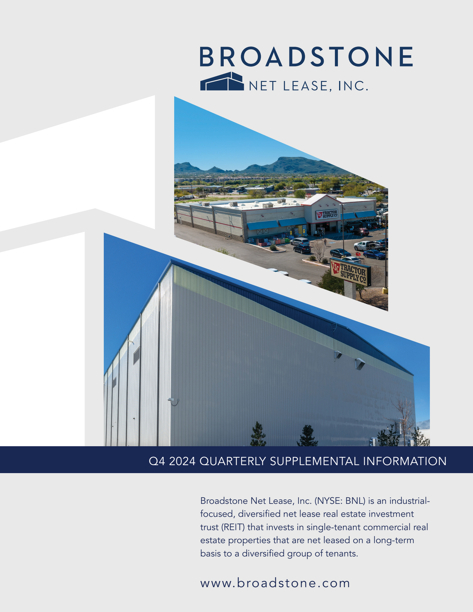 Broadstone Net Lease's Q4 2024 Slide Deck
