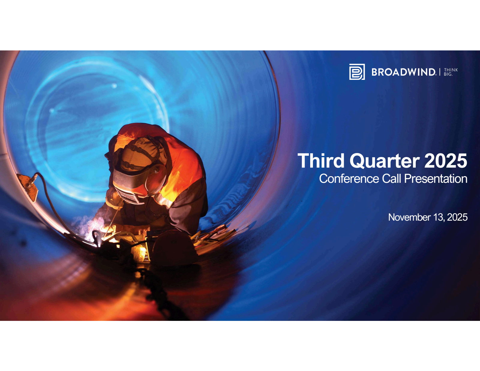 Broadwind Energy's Q3 2025 Slide Deck