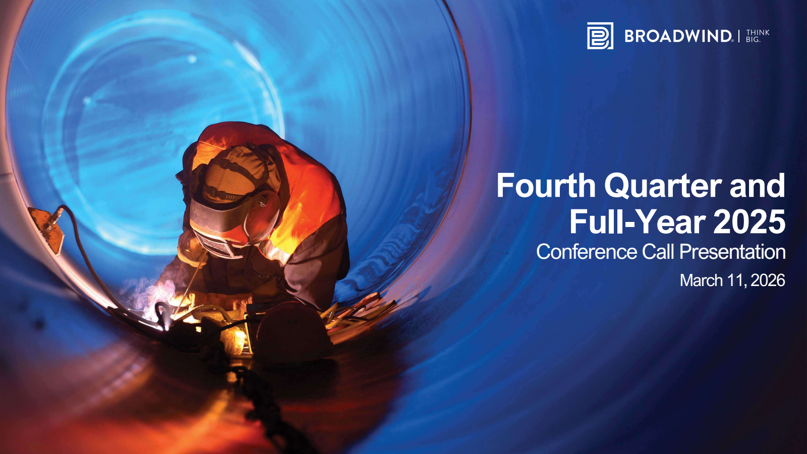 Broadwind Energy's Q4 2025 Slide Deck