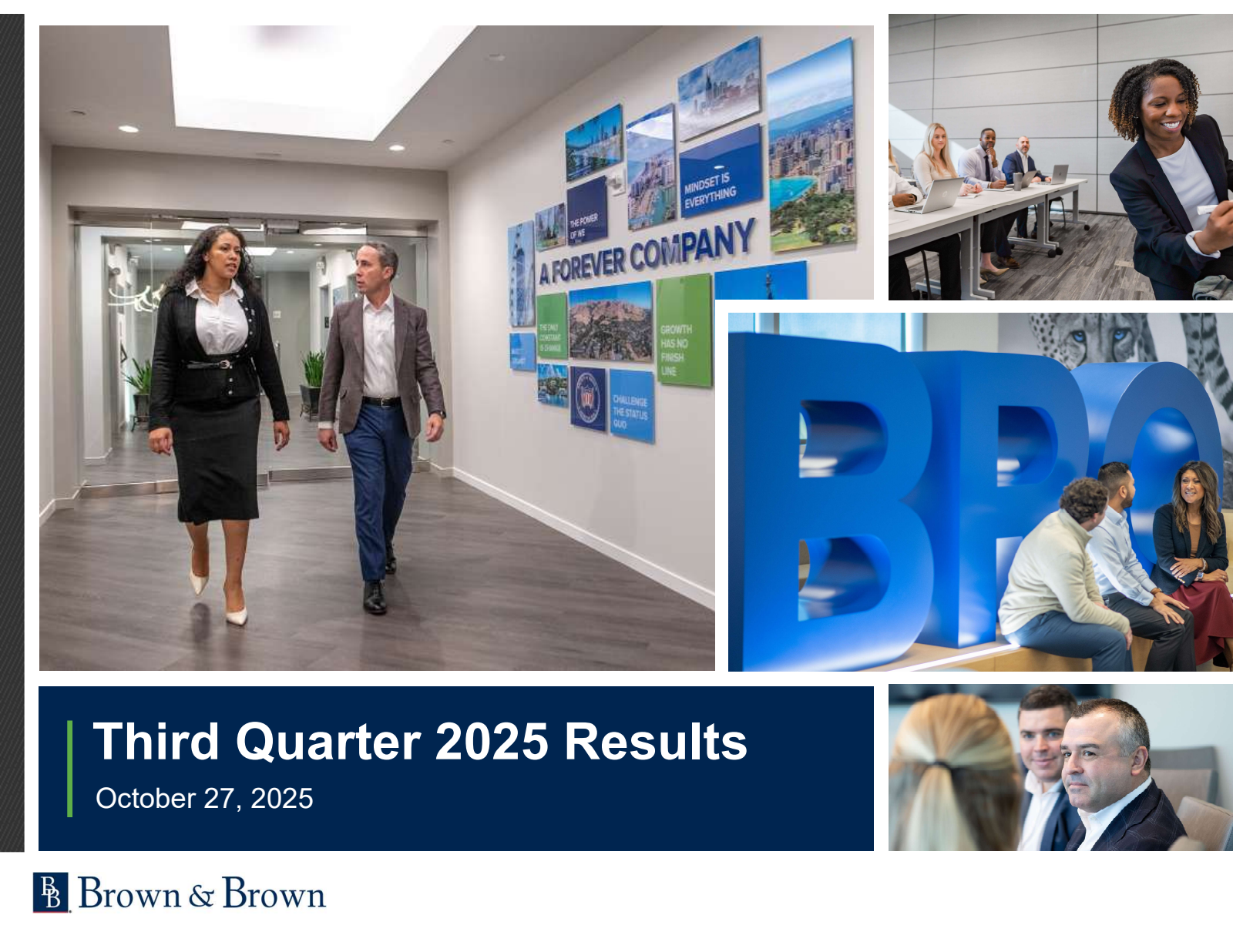 Brown & Brown's Q3 2025 Slide Deck